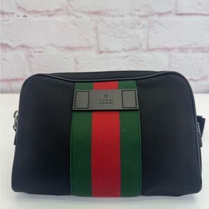 Gucci Techno Web Black Web Fanny Belt Bag